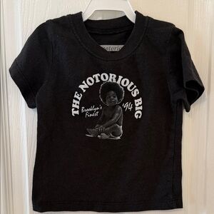 The Notorious B.I.G. Kids Black Graphic Tee
